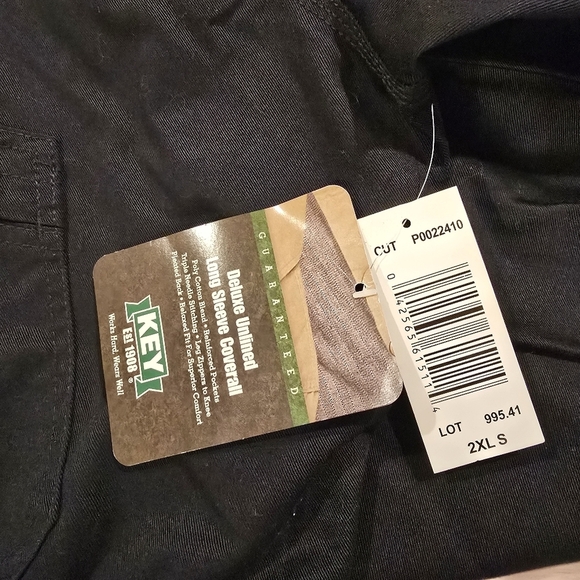 Key ~ Men's ~ Deluxe Unlined Long Sleeve Coveralls -  2XL S- 995.41. - Picture 16 of 16